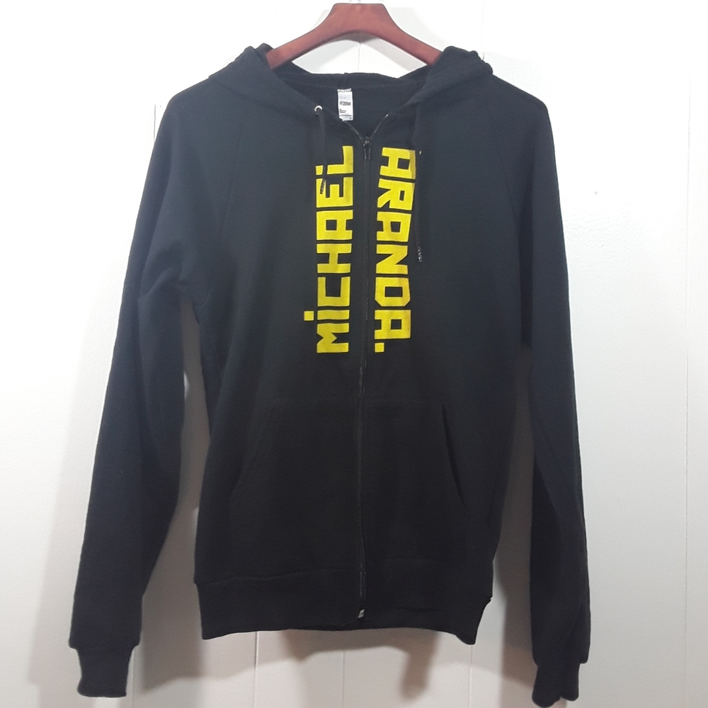 Micheal Aranda zipup hoodie size small